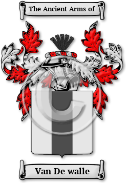 Van De walle Family Crest Download (jpg) Legacy Series - 150 DPI